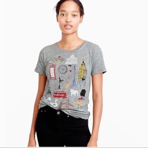 J. Crew Tops - J. Crew London Destination Collector Tee